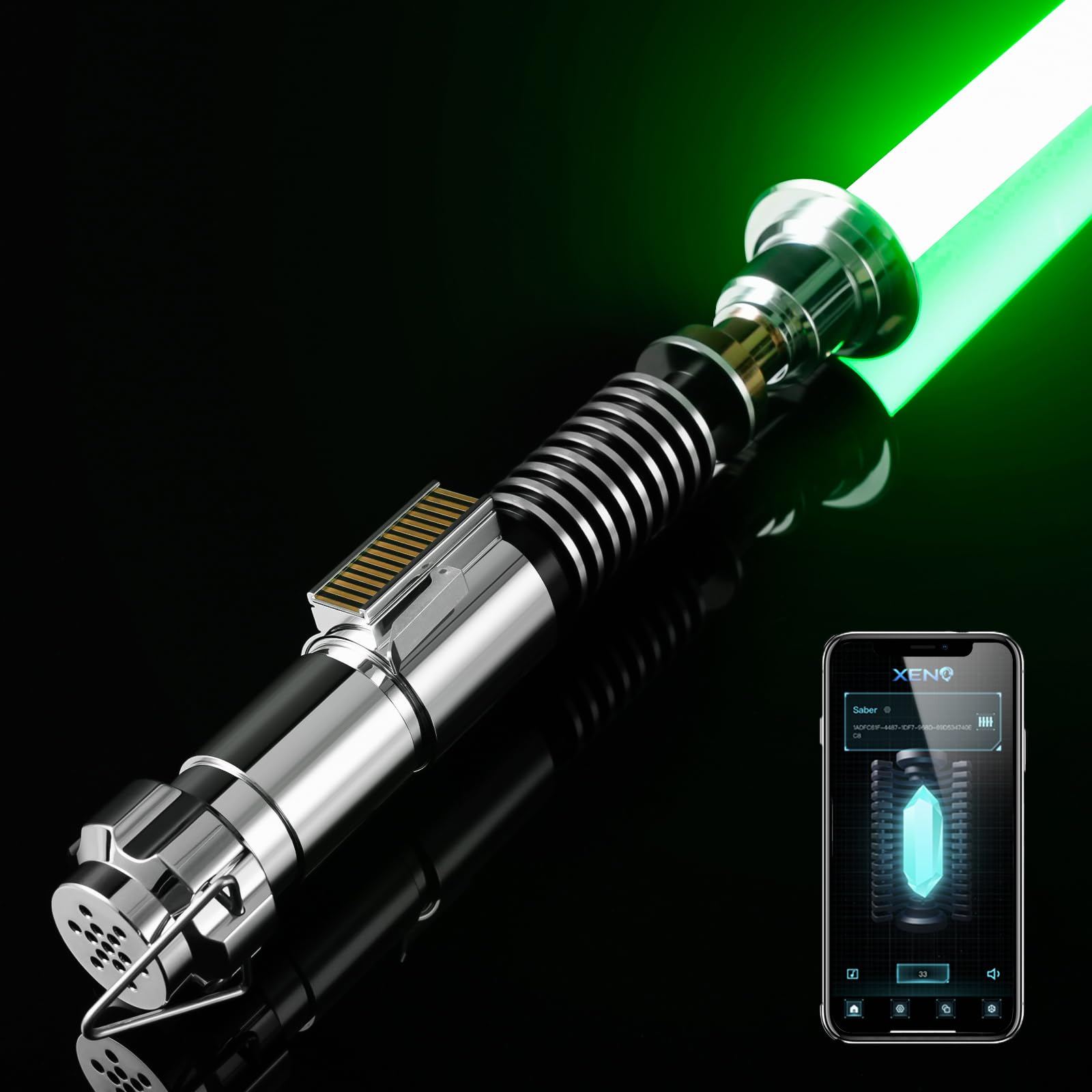 CUSTOM SABER Xenopixel 3.0 saber-hilt with premium grip for cosplay duels