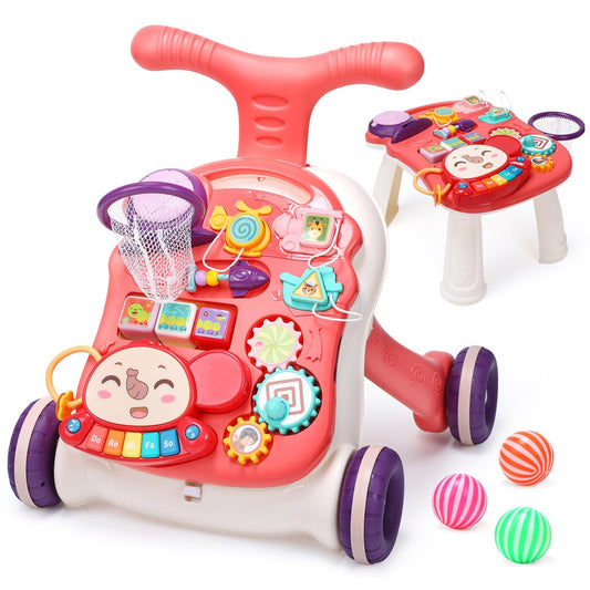 CUTE STONE Baby Walker sit-to-stand in use showing first steps opportunity