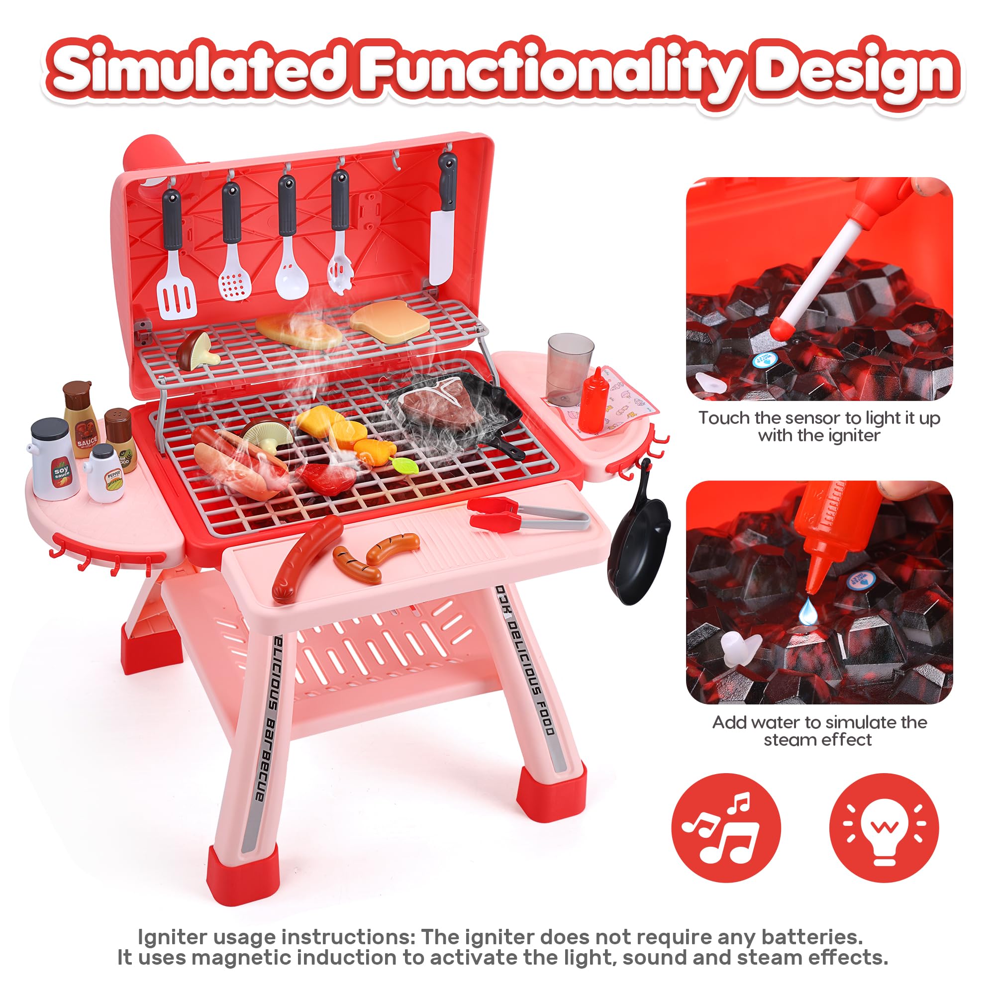 CUTE STONE food items for varied pretend menus