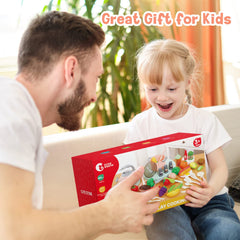 Cute Stone gift-ready playset makes a delightful birthday or holiday surprise for kids.