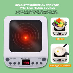 CUTE STONE induction cooktop with lights and sounds for interactive play