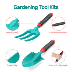CUTE STONE double hoe for kids, helps cultivate small garden beds
