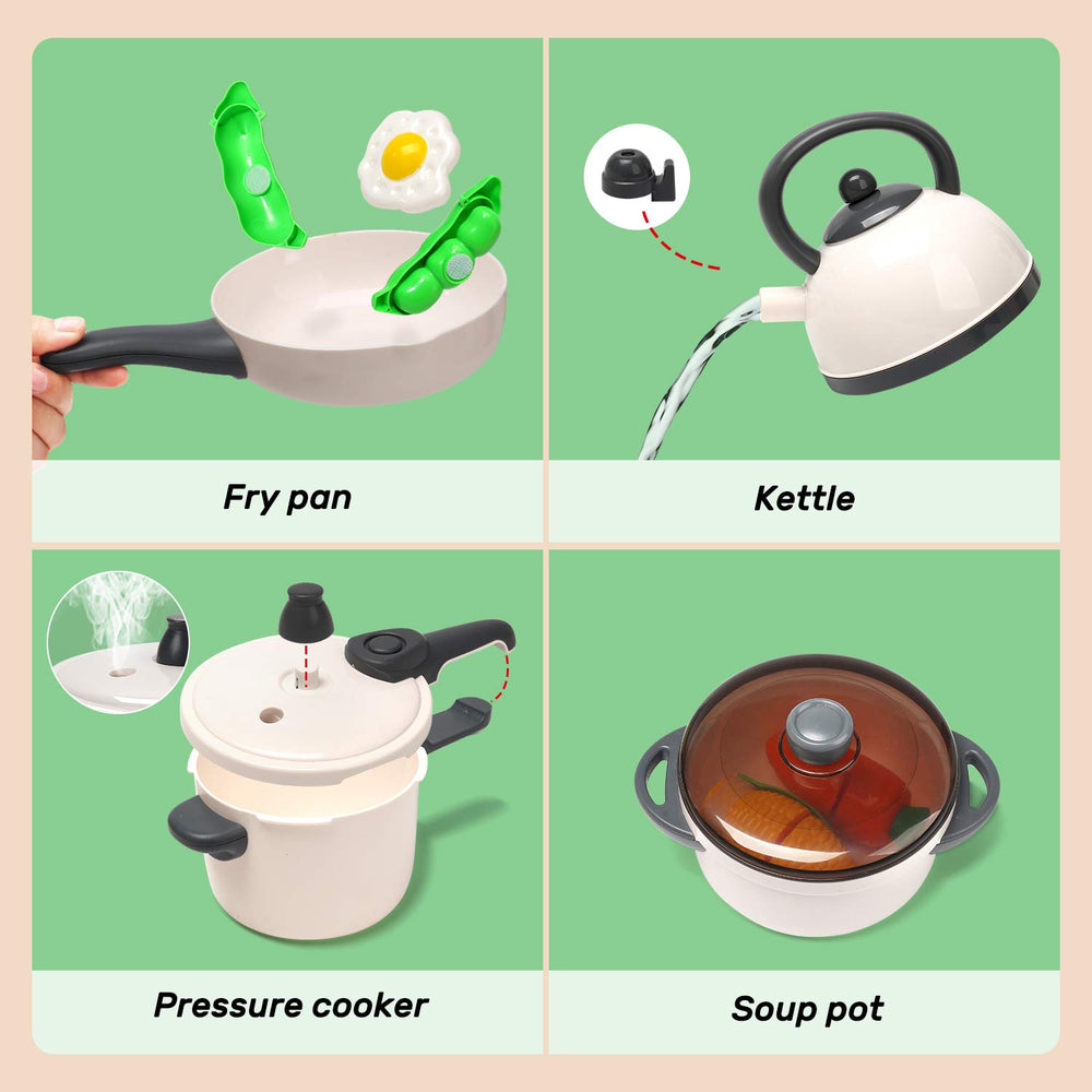 CUTE STONE peelable play food for safe cutting and imaginative meals