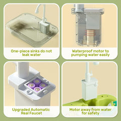 CUTE STONE Play Sink role-play dishwasher promotes imaginative chores