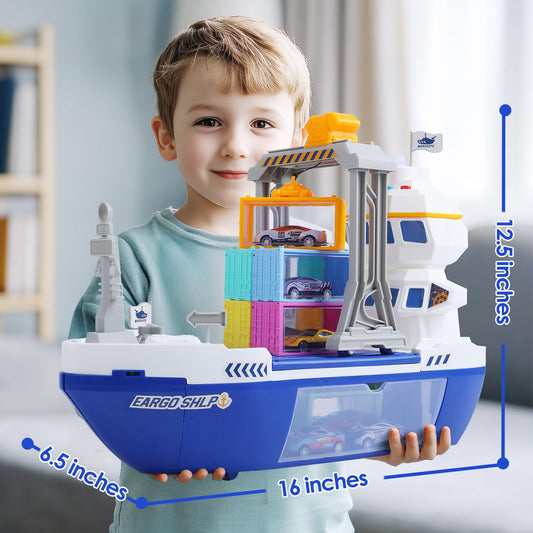 CUTE STONE push and go vehicles launching from the ship for exciting scenes