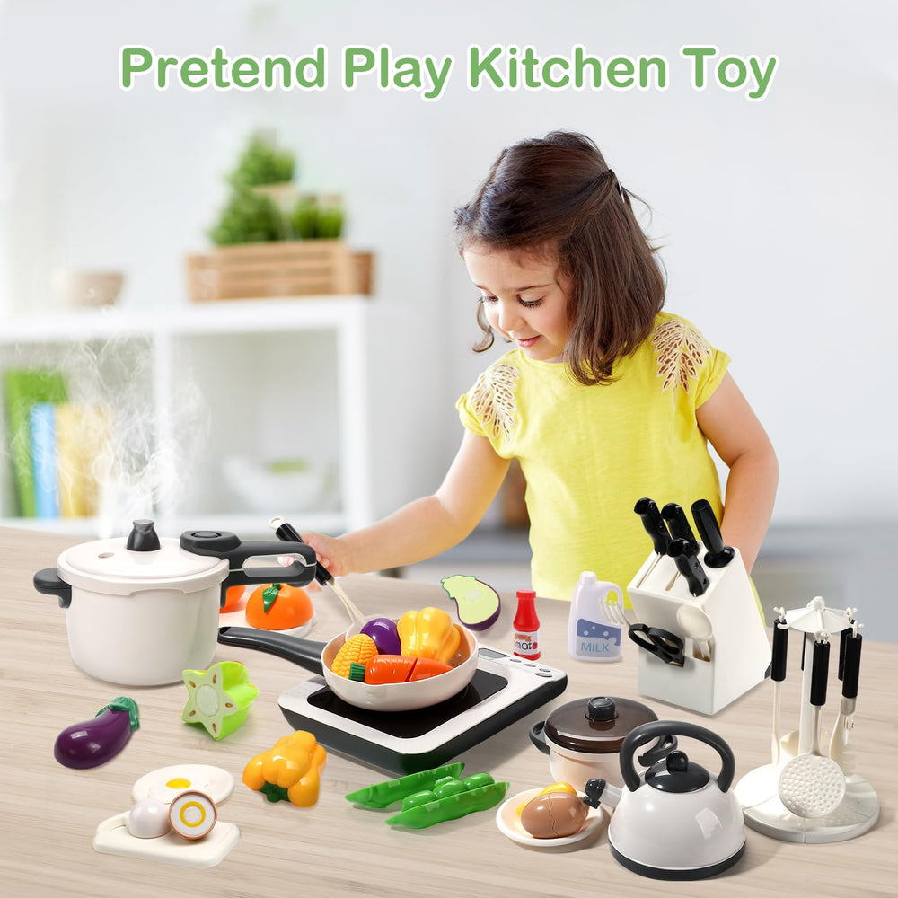 CUTE STONE toy knife block stores play knives safely after use