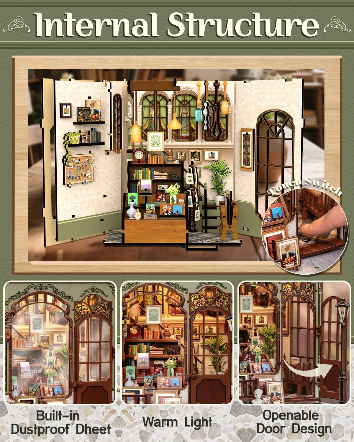 CUTEBEE artistic glass windows capture light and charm
