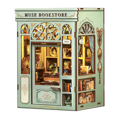 CUTEBEE Book Nook Kit cover reveals inviting bookstore vibes for shelves.
