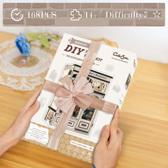 CUTEBEE Book Nook Kit perfect for desk display and thoughtful gifts.