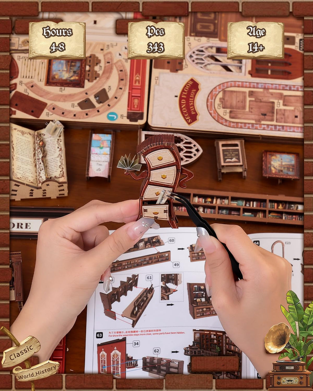 CUTEBEE Book Nook Kit makes a thoughtful gift for teens and adults.