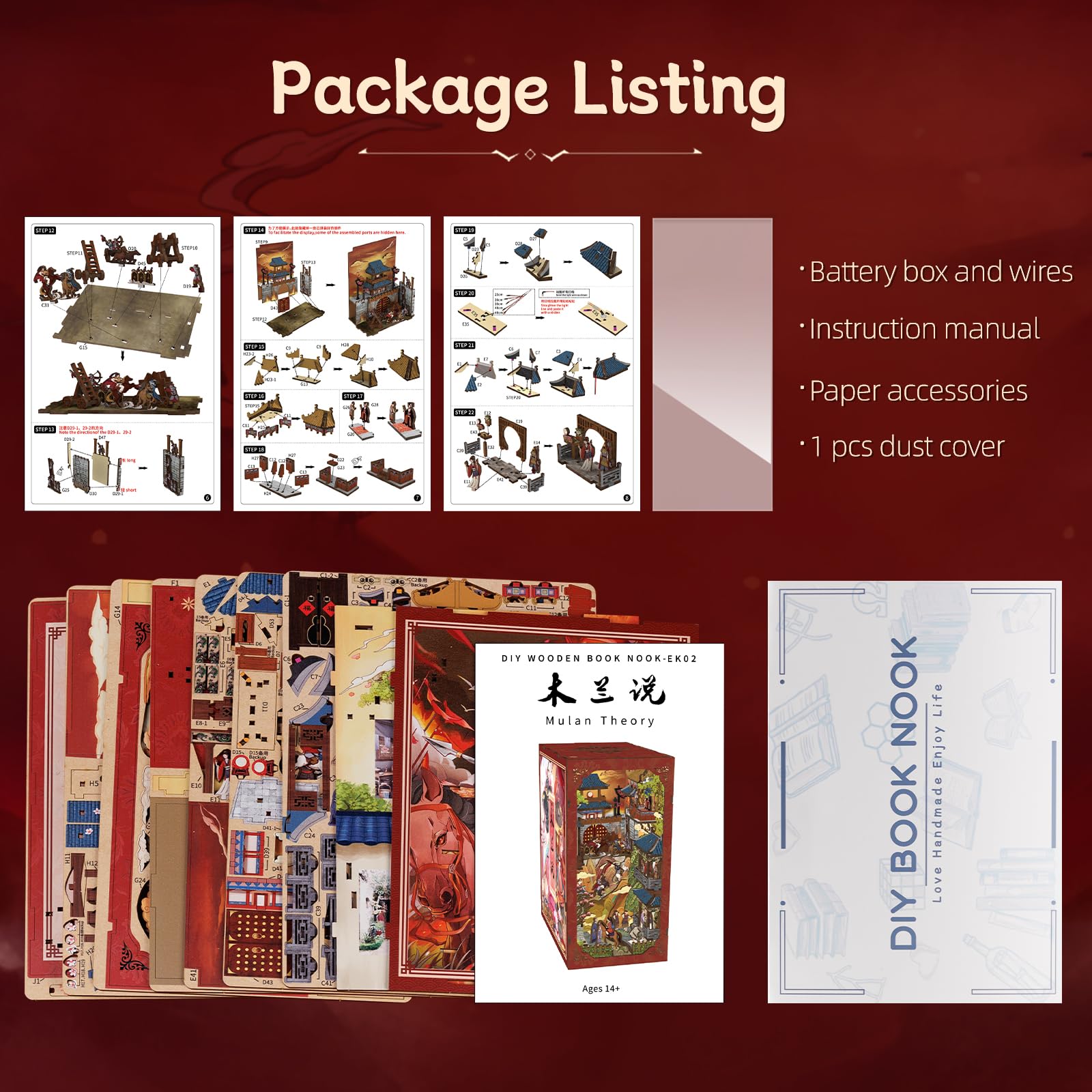 CUTEBEE Book Nook Kit gift ready packaging for loved ones