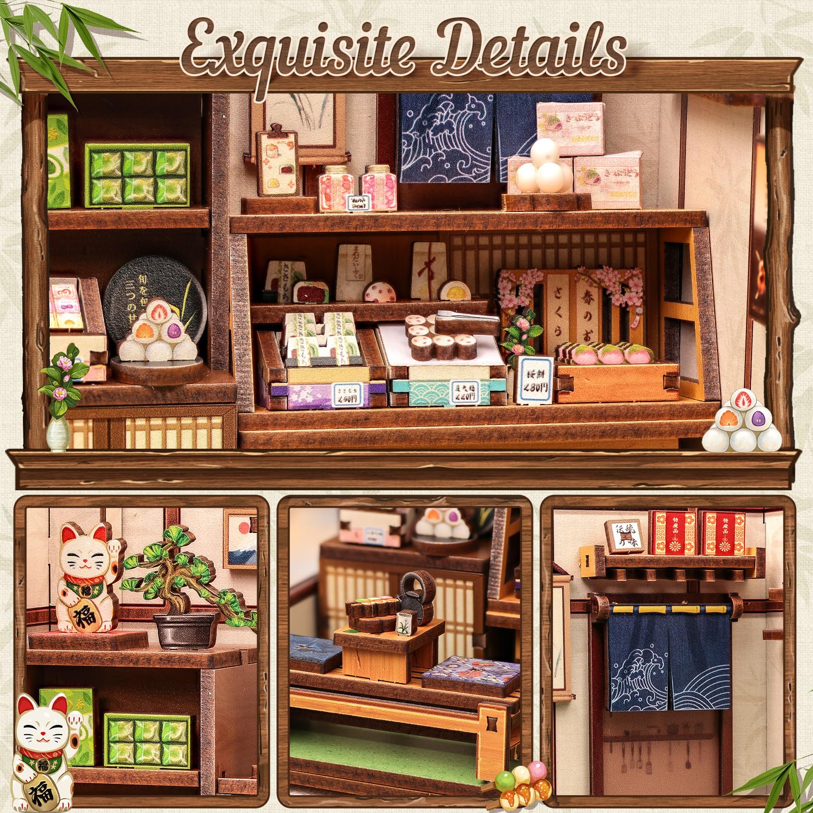 CUTEBEE Book Nook Kit gift-worthy set for collectors