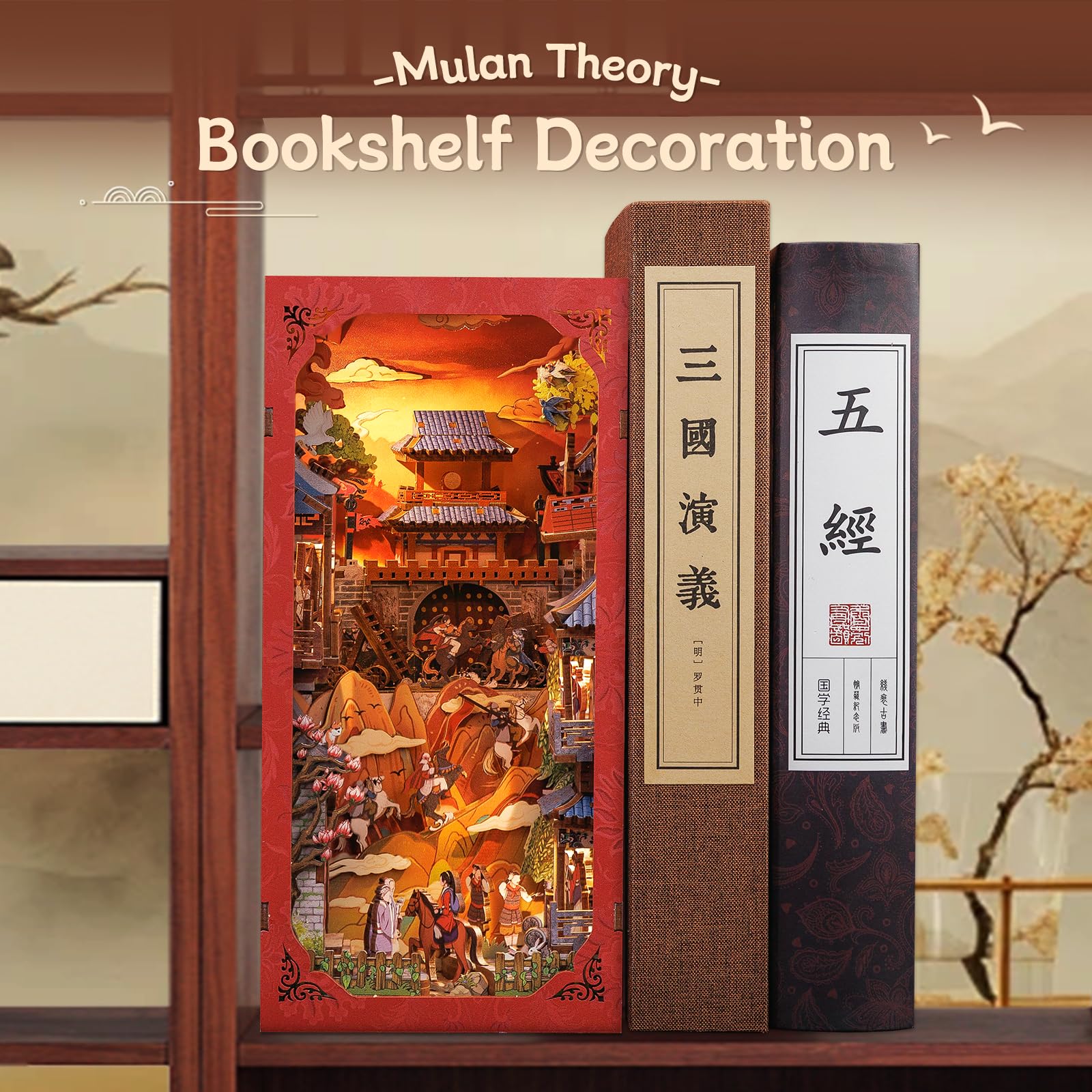CUTEBEE Book Nook Kit interior scene invites imagined tiny world building