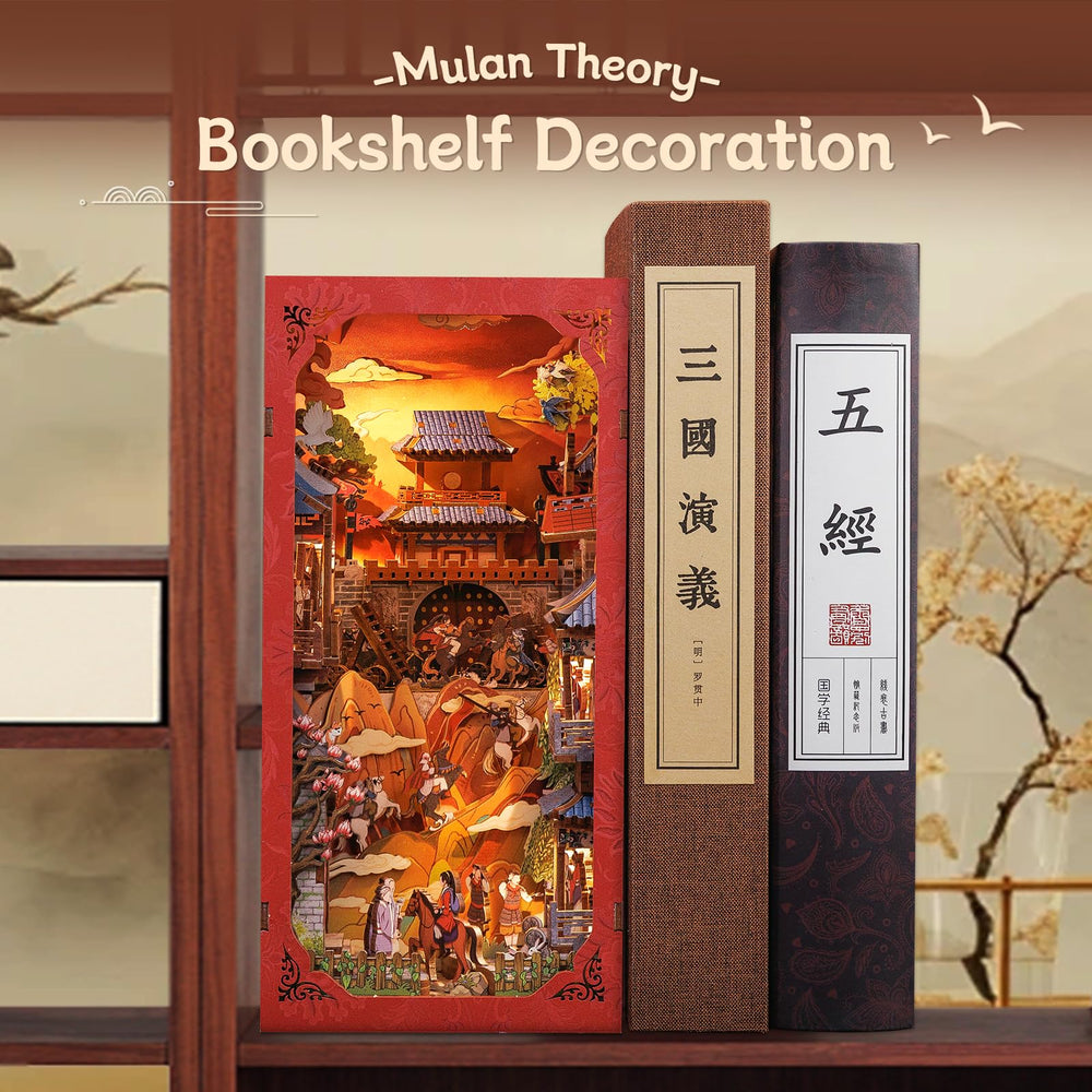 CUTEBEE Book Nook Kit interior scene invites imagined tiny world building