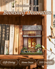 CUTEBEE Kirishima Cha-an LED-lit courtyard scene with warm ambience