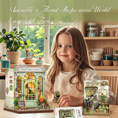 CUTEBEE Book Nook Kit miniatures included for customization