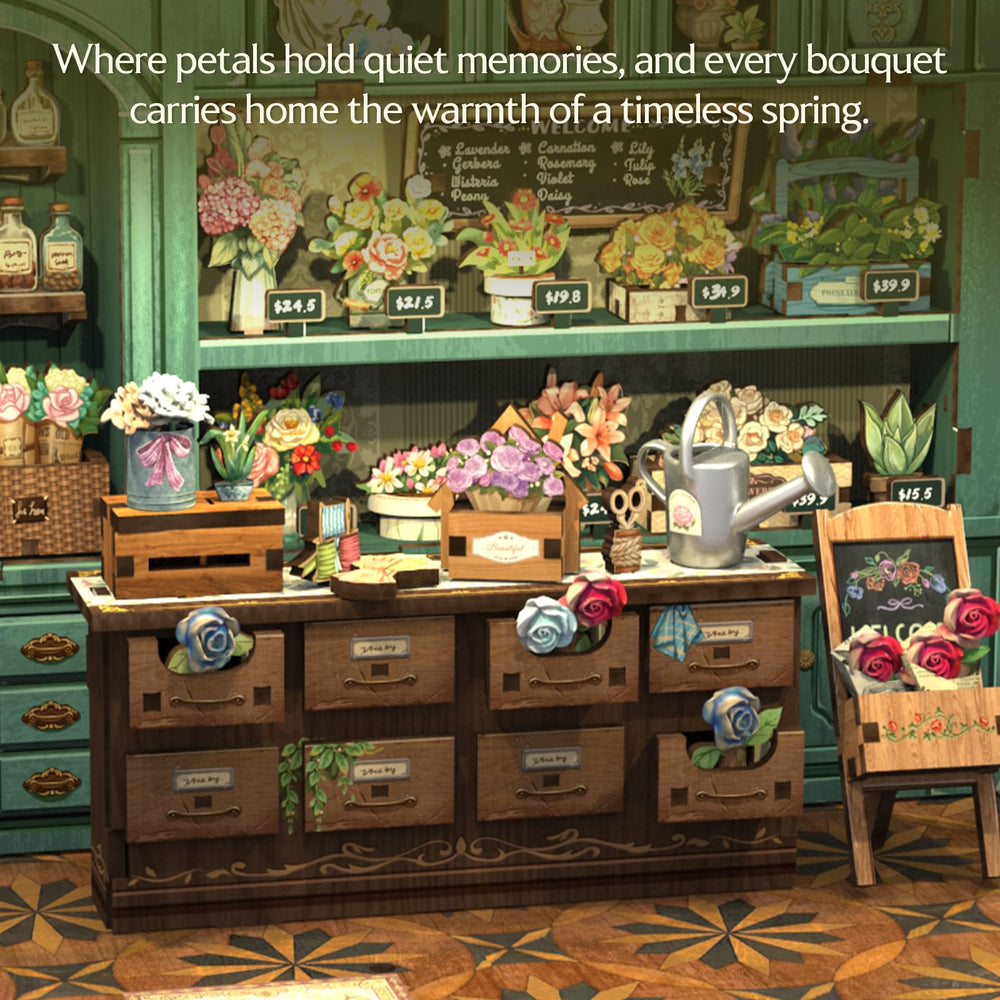 CUTEBEE Book Nook Kit unboxing setup shows thoughtful craftsmanship
