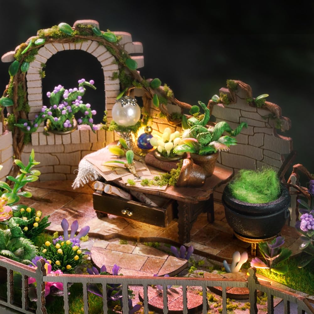 Cutebee DIY Dollhouse Kit miniature furniture enhances authentic storytelling spaces.