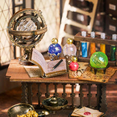 Cutebee DIY Dollhouse Kit plants and ornaments boost natural charm.