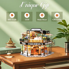 CUTEBEE dollhouse assembly instructions guide a calm, creative DIY session.