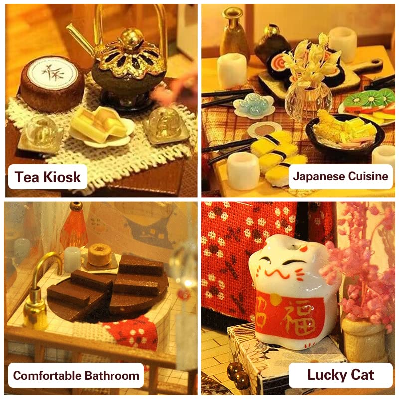 CUTEBEE dollhouse furniture set highlights realistic miniatures for a collectible look.