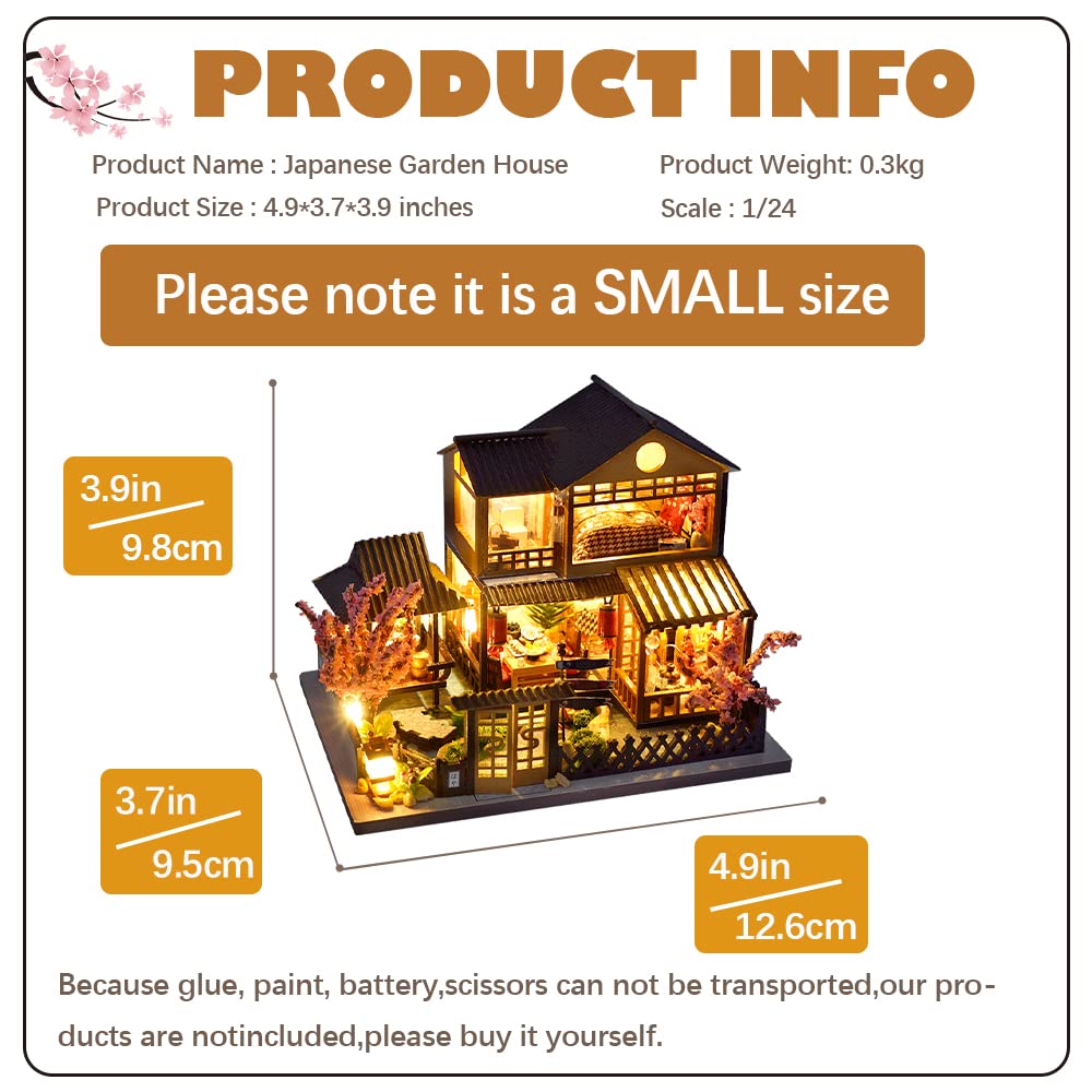 CUTEBEE dollhouse interior reveals cozy rooms with tiny furniture details.