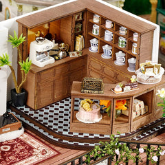 CUTEBEE Forest Tea Shop battery compartments require AAA batteries.
