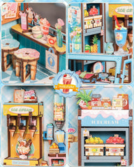CUTEBEE miniature bakery interior with cozy details for home decor
