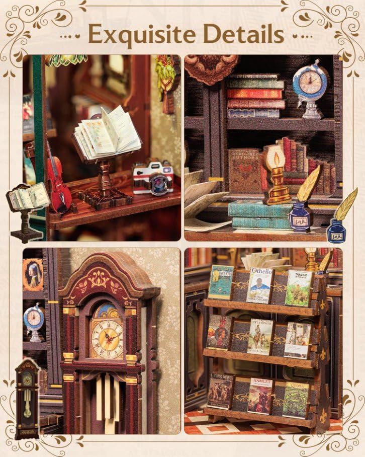 CUTEBEE Miniature dollhouse interior detail for imaginative display