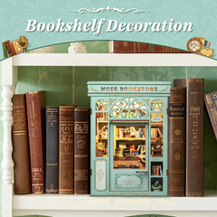 CUTEBEE soft green accents pair with wood for calm study corners.