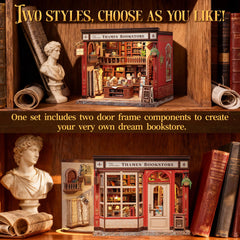 CUTEBEE Thames Bookstore Kit requires careful assembly for a satisfying DIY project.