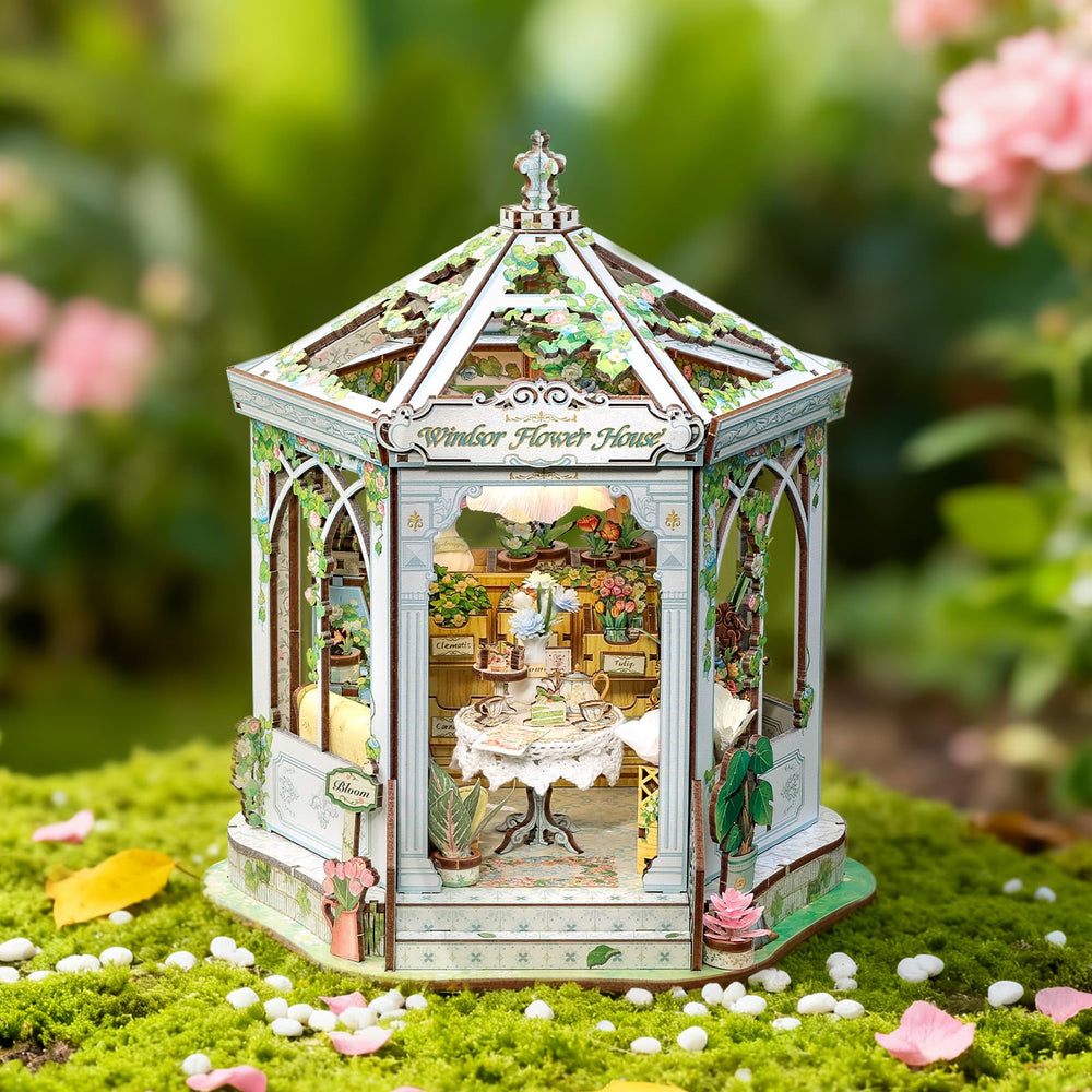 CUTEBEE Windsor Flower House Kit ideal gift for adults and teens.