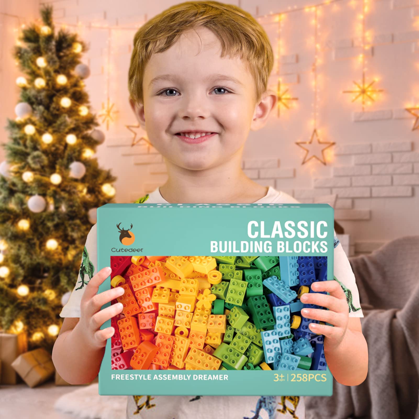 Cutedeer bricks compatible with major brands for versatile builds
