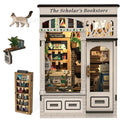 Cutefun Book Nook Kit on shelf shows cozy DIY setup
