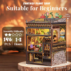 Cutefun Book Nook Kit detailed instructions support beginner assembly