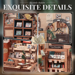 Cutefun Book Nook Kit dust-proof sheet protects work area during assembly