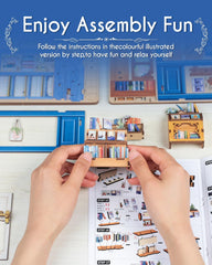 Cutefun Book Nook Kit dust-proof sheet helps keep the display pristine