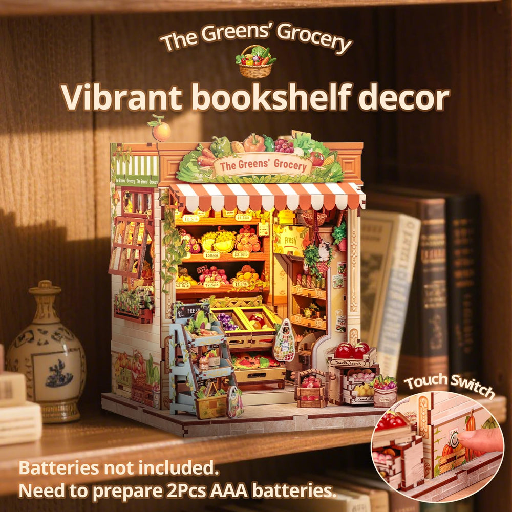 The Greens Grocery fruit display captures vibrant colors to spark DIY creativity