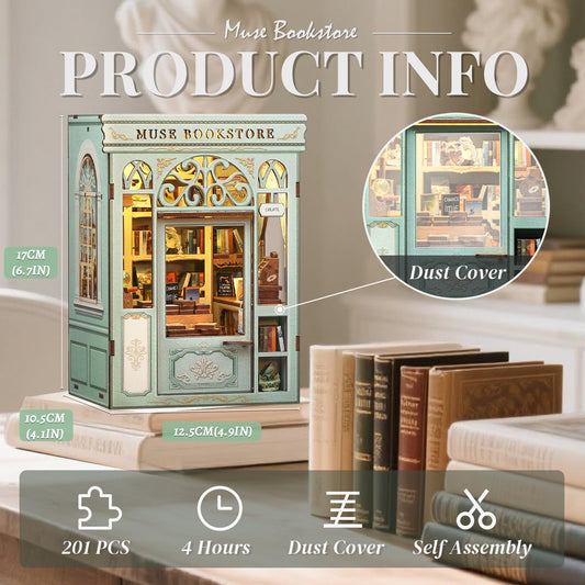Cutefun miniature dollhouse assembly highlights precise detail for a rewarding DIY project.