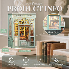 Cutefun miniature dollhouse assembly highlights precise detail for a rewarding DIY project.