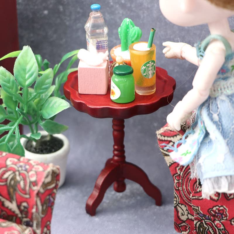 Cutemini floral-edge side table brings elegant décor to tiny living spaces.