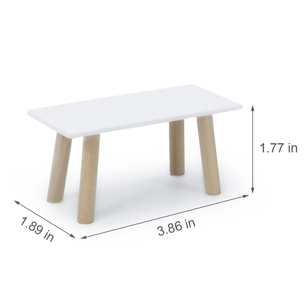 Cutemini living room table with natural wood finish for cozy displays.