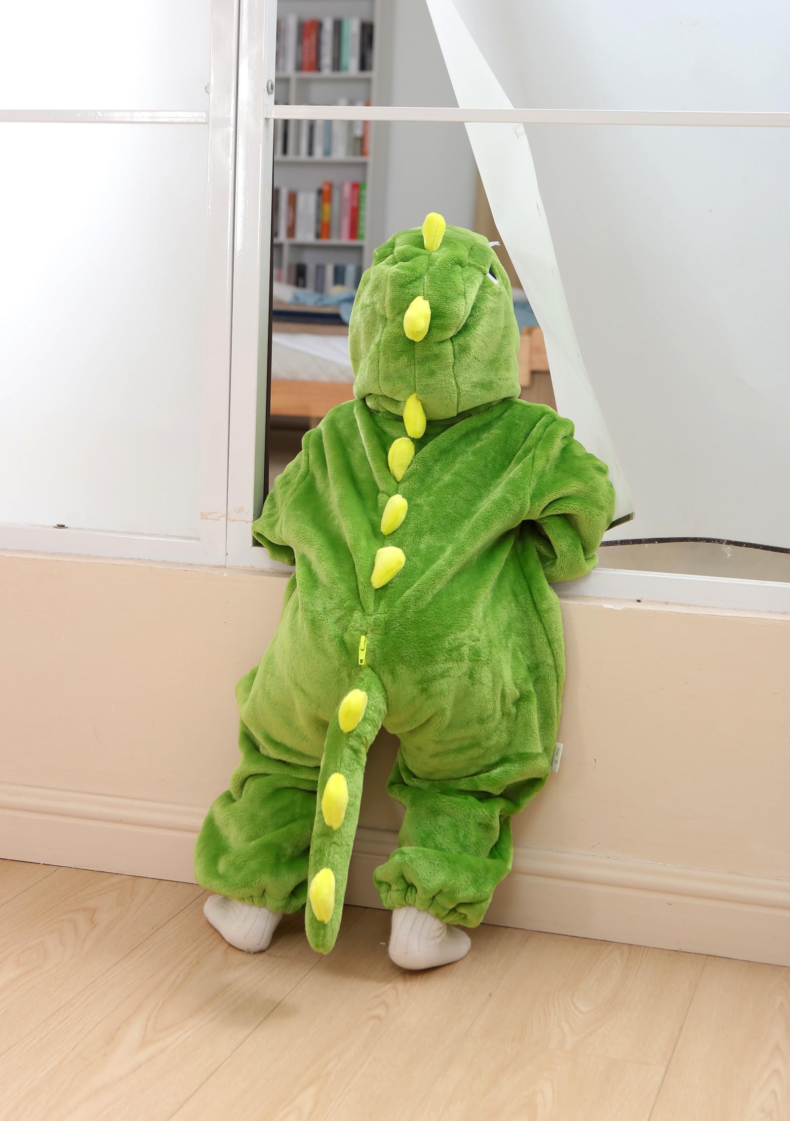 CuteOn dinosaur toddler romper versatile for spring, autumn, and winter seasons.