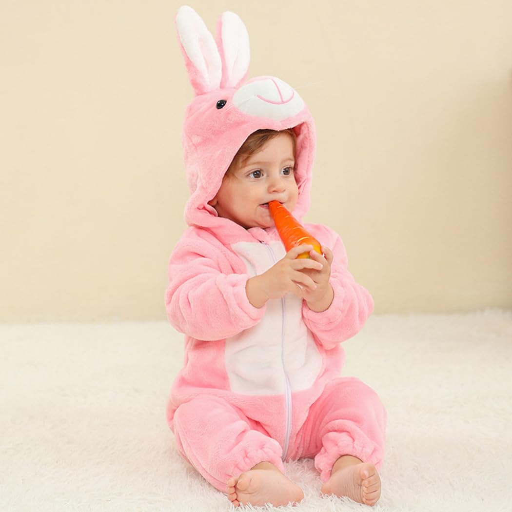 CuteOn soft flannel baby onesie close-up highlighting plush texture and washability