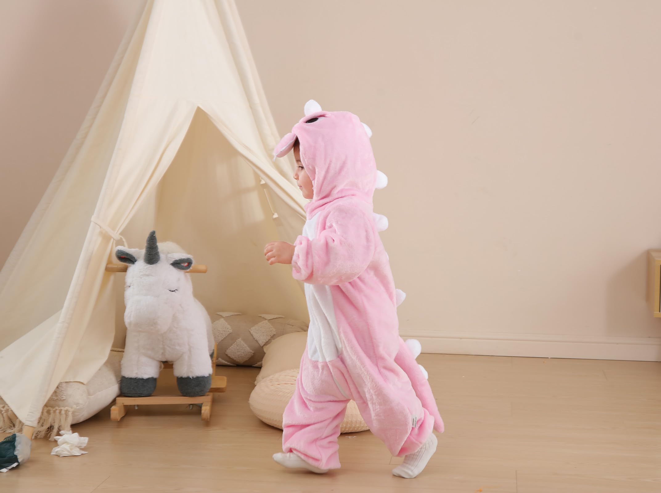 CuteOn size chart 70-120 cm guide for infants to toddlers.