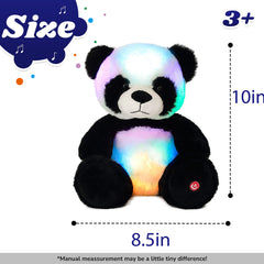 Cuteoy panda plush in a child's lap for cozy companionship