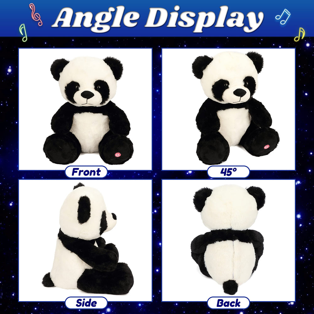 Cuteoy panda paw button activates lullabies for gentle bedtime tunes