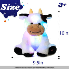 Cuteoy soft plush cow with velvet fur invites cuddling and comfort.