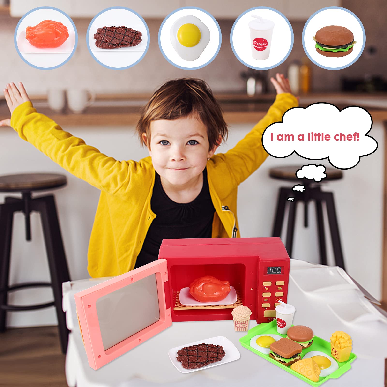 Cuterabit microwave dimensions fit little hands for comfortable grasp during play.