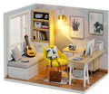 Cuteroom QT doll house kit front view for cozy shelf display